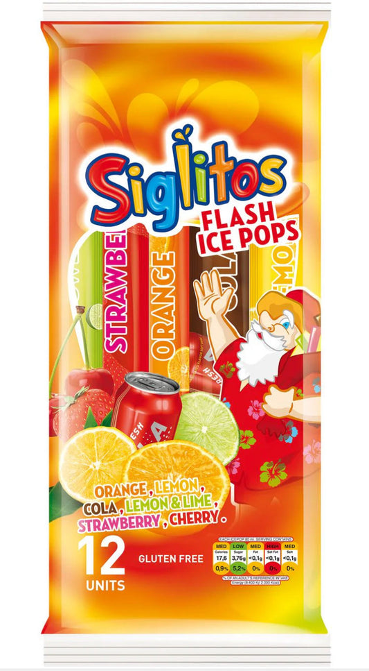 Siglitos Flash Ice Pops 960ml