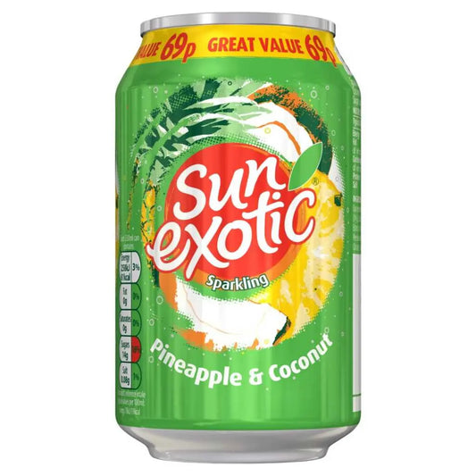 Sun Exotic Pineapple& Coconut 355ml
