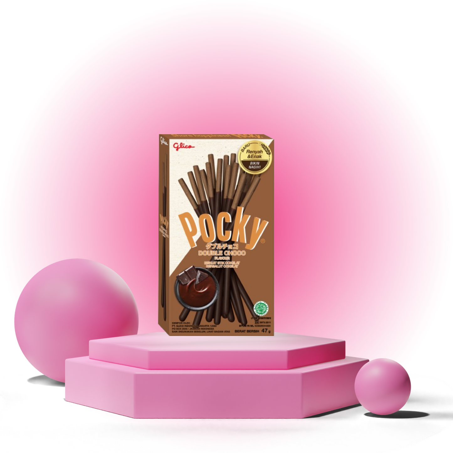 Pocky Double Choco 47g