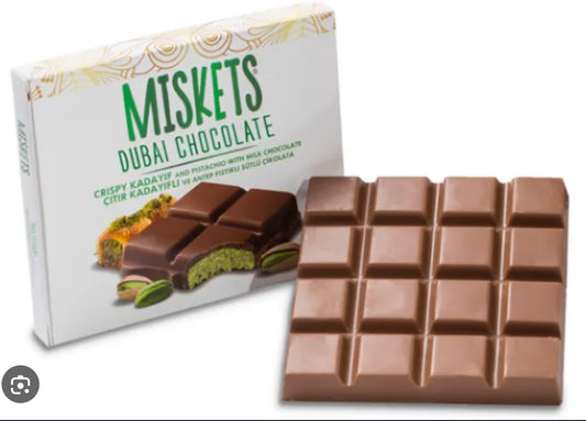 Miskets Dubai Milk Chocolate 100g