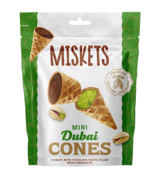 Miskets Dubai Milk Pistachio Cornet 50g
