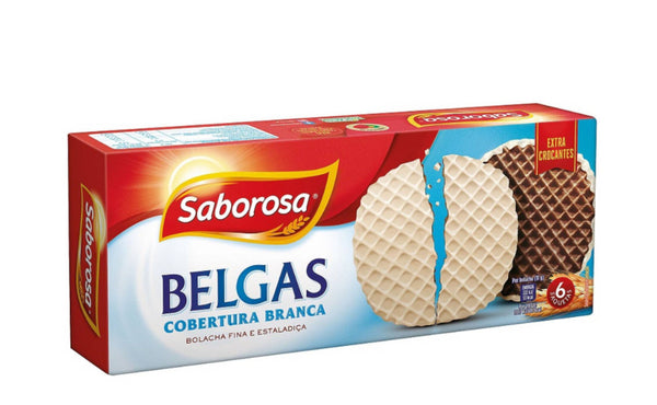 Belgas Cobertas com Chocolate Branco 198g