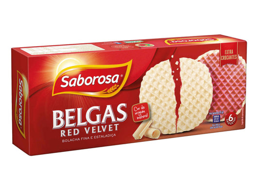Bolachas Belgas Cobertas com Red Velvet 198g
