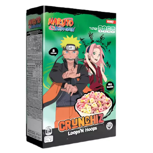 Naruto Crunchiz Loops N' Hoops 375g