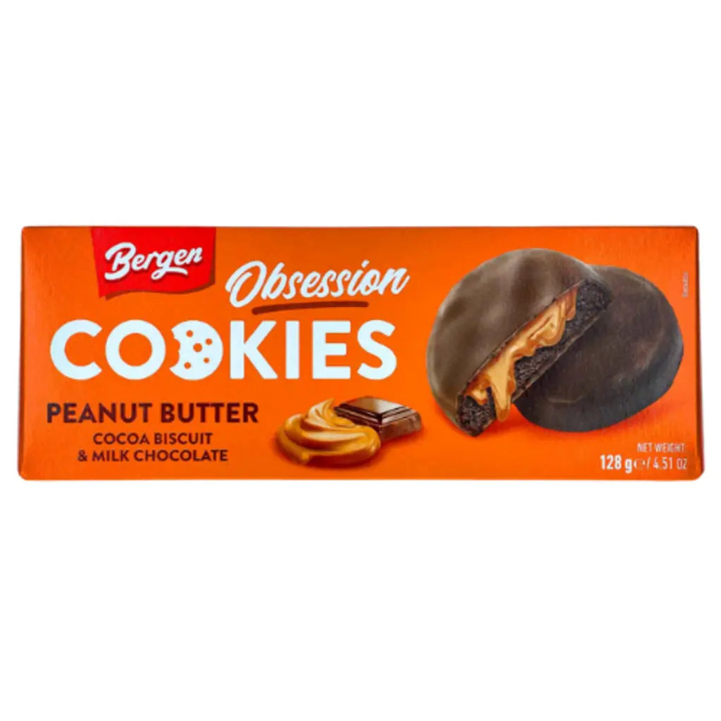 Bergen Cookies Peanut Butter – 128 g