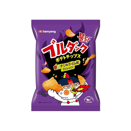 Samyang Buldak Potato Chips – Chili Lime (55g)