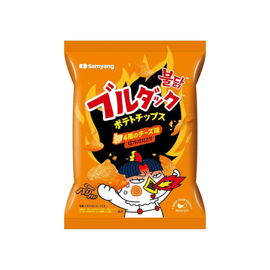 Samyang Buldak Potato Crisps – Quattro Cheese (55g)