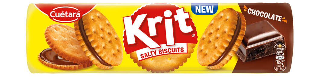 Krit Salty Biscuits Chocolate 150g
