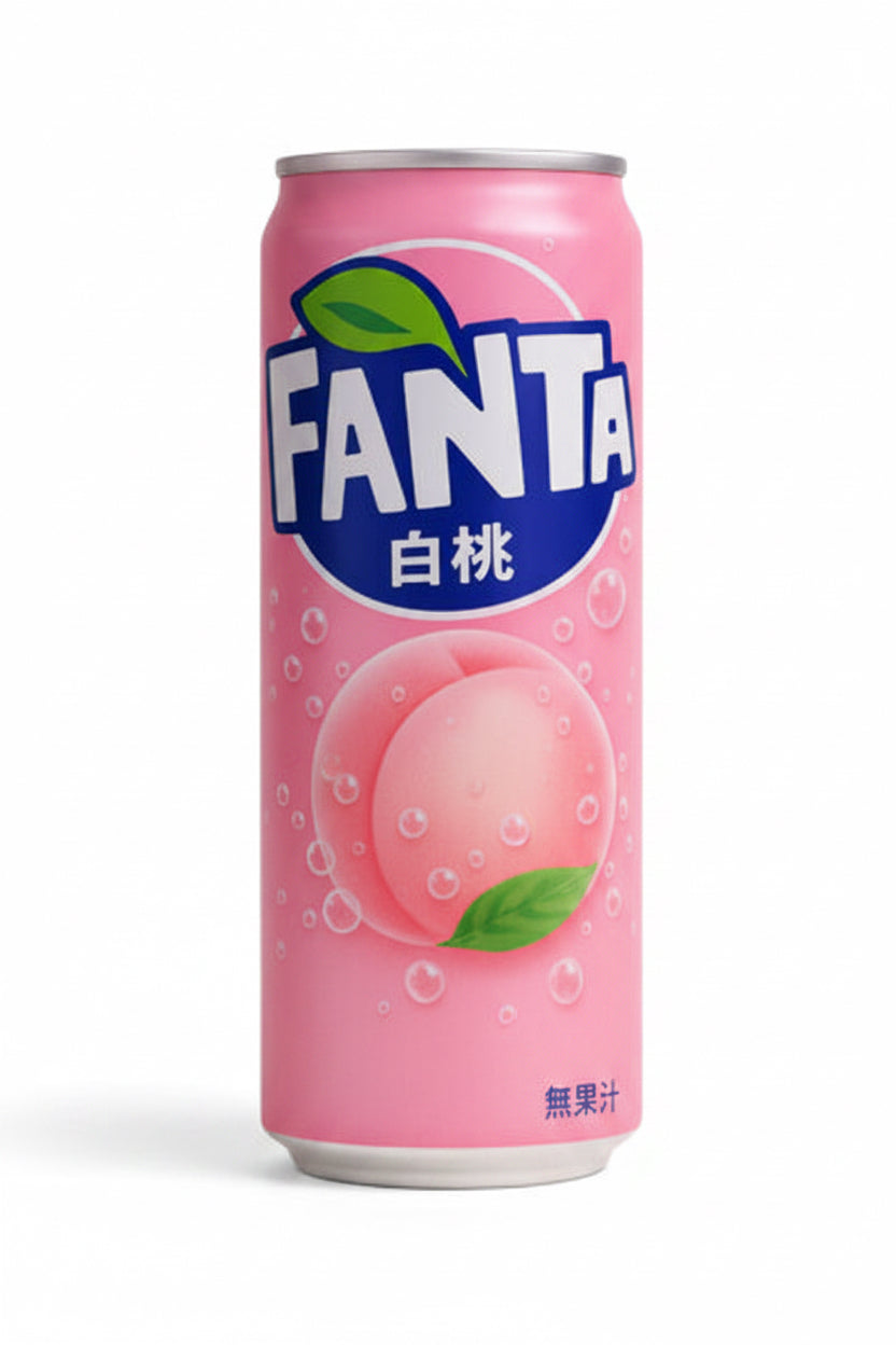 Fanta White Peach – Asia Edition (500ml) 🍑🥤