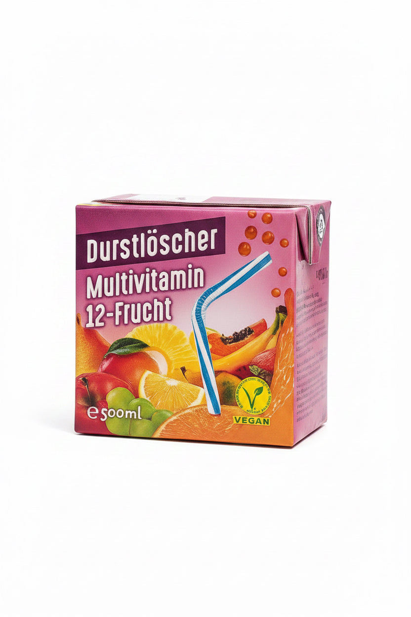 Durstlöscher Multivitamin – 500ml 🍊🍎 VEGAN