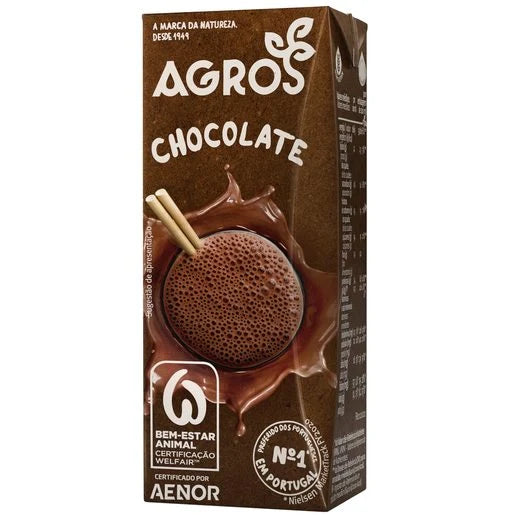 Agros Leite Achocolatado – 200ml 🍫🥛