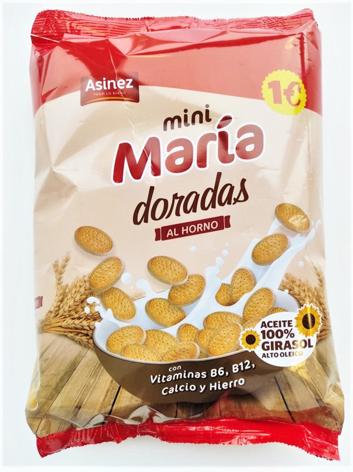 Maria Mini Douradas 250g 🍪✨