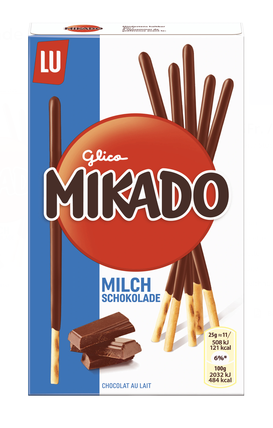 Mikado Chocolat Milchschokolade – 75g 🍫🥨