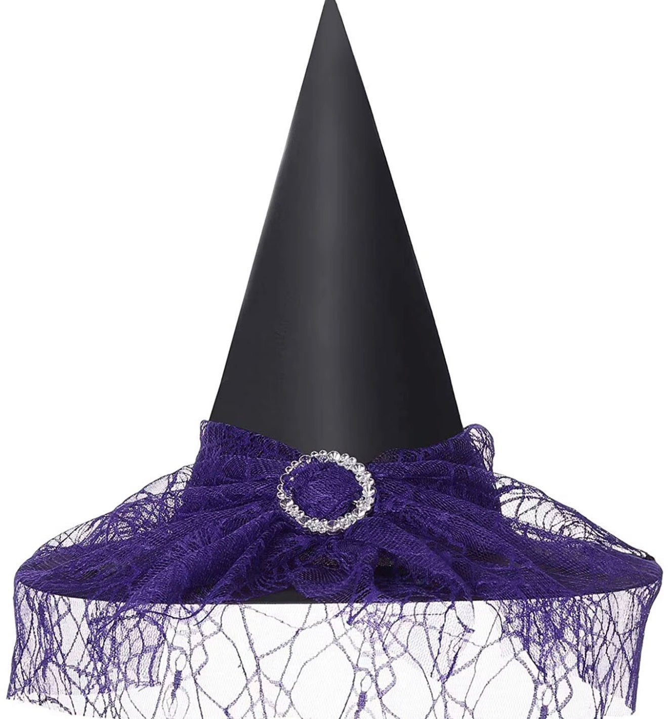Halloween Hexenhut Lila