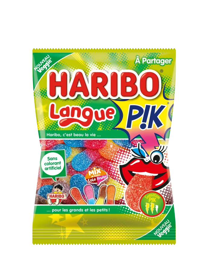 Haribo Zungen - Saure Fruchtgummi mit Cola & Frucht – 180g 👅