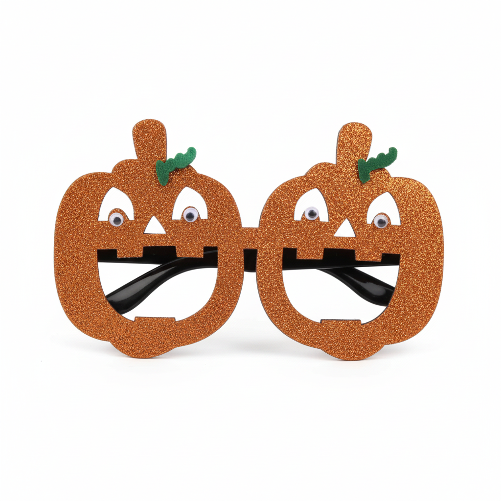 Halloween Brille Kürbis
