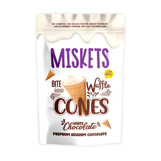 Miskets White Chocolate Cornet (70g) 🤍🍫