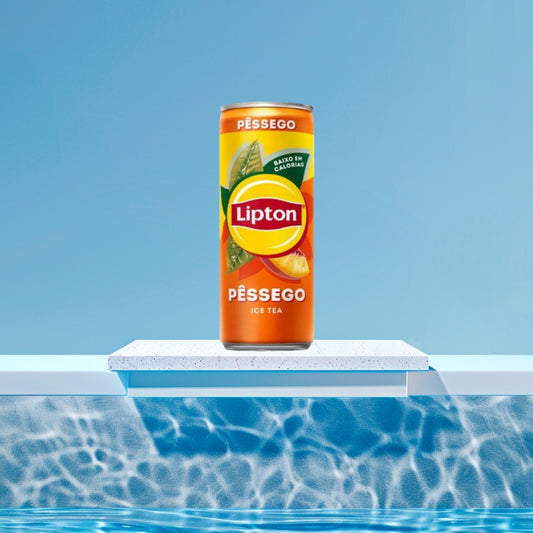 LIPTON Ice Tea Pêssego Lata 330 ml