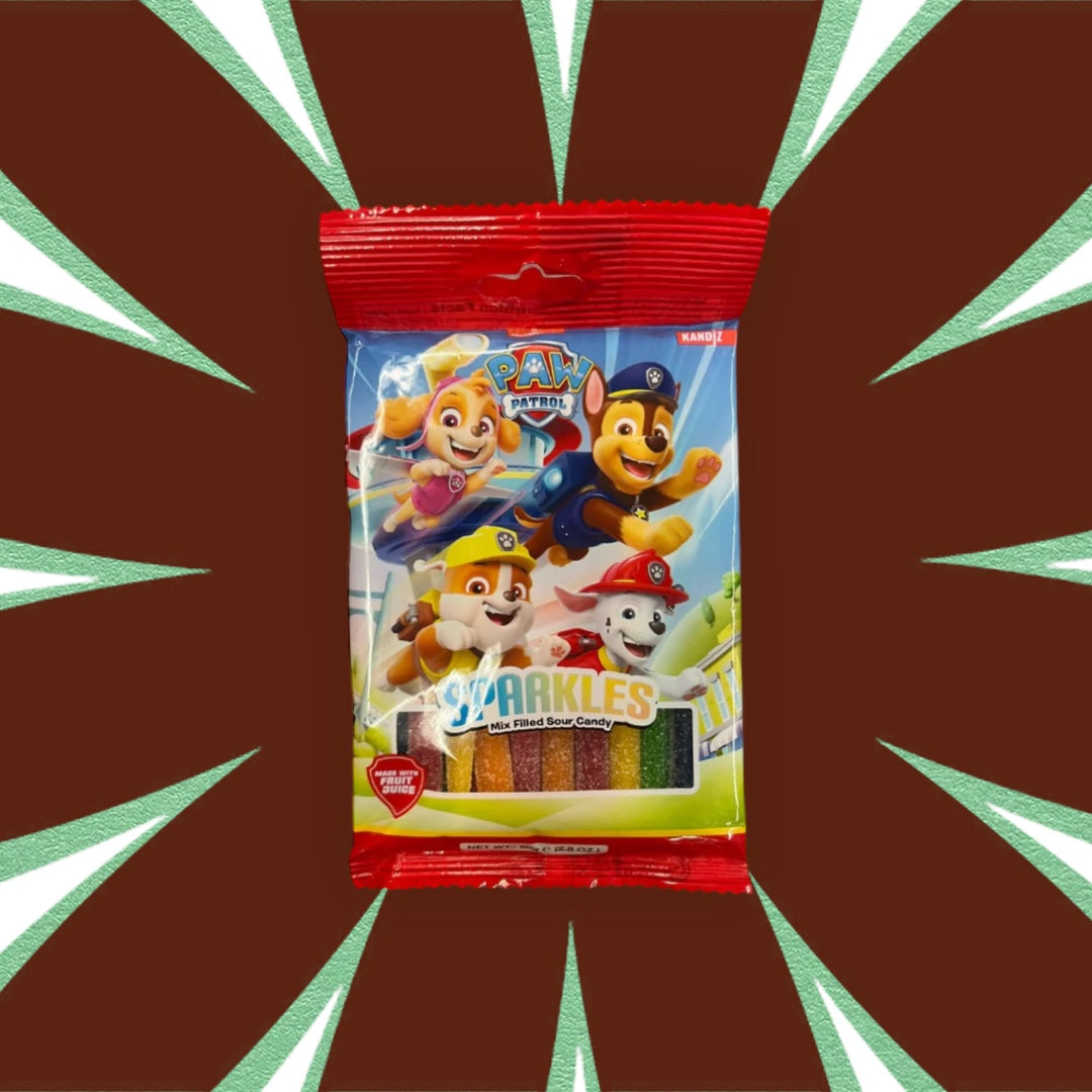 Paw Patrol Sparkles Mix Filled Sour Candy 80g