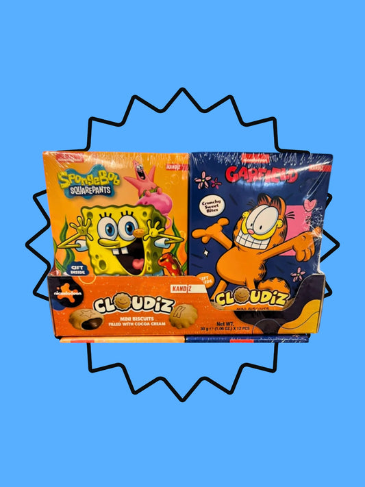 Cloudiz Cocoa Cream Spongebob and Garfield 30g