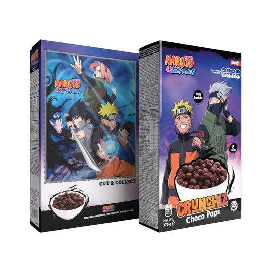 Naruto Crunchiz Choco Pops 375g