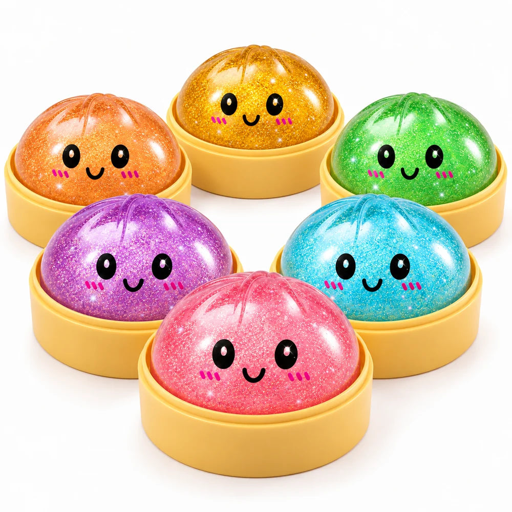 Dumpling Glitzer Squishy – In 6 Farben (zufall)