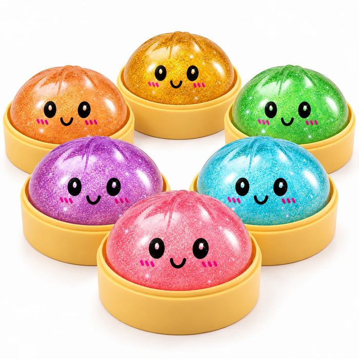Dumpling Glitzer Squishy – In 6 Farben (zufall)