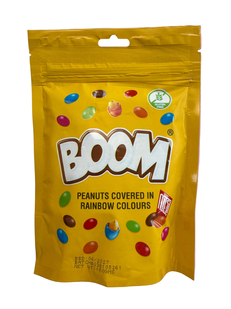 BOOM Peanuts Covered in Rainbow Colours 160g