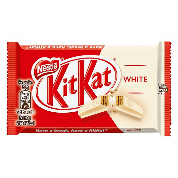 Nestlé KitKat Weiße Schokoladen-Waffelriegel – 41,5 g