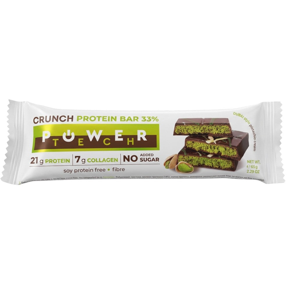 Power Crunch Riegel 33 % Dubai Pistazie – 65 g 🍫