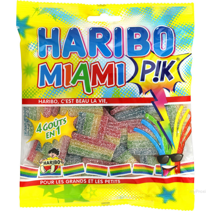 HARIBO Miami Pik – Saure Fruchtgummis – 200g 🌈🍓