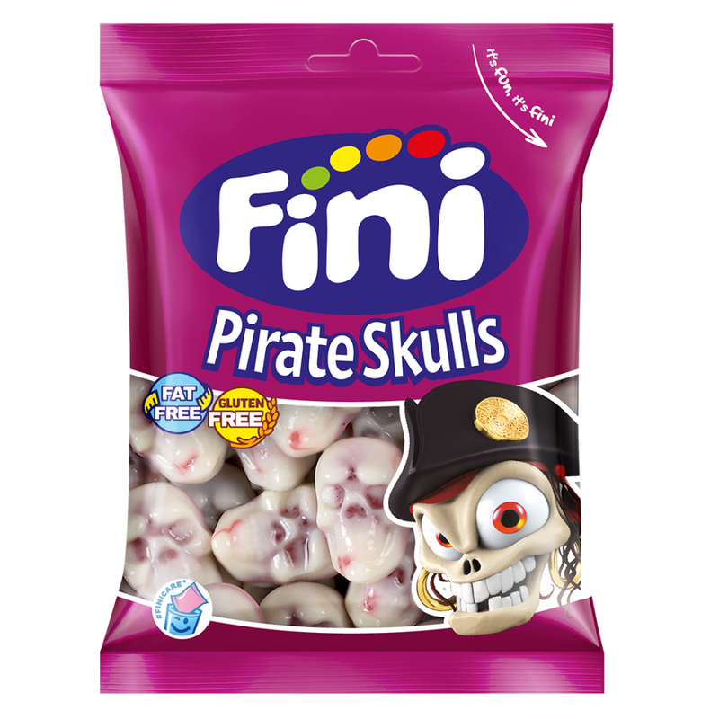 Fini Calaveras Rellenas 90 g – Gefüllte Fruchtgummi-Schädel