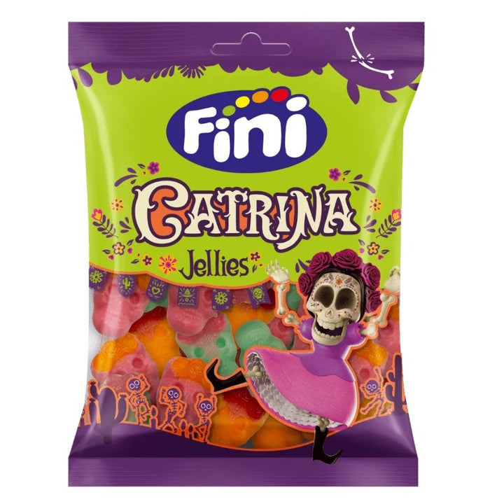 Fini Halloween Catrina Brillo 90 g – Fruchtige Halloween-Fruchtgummis