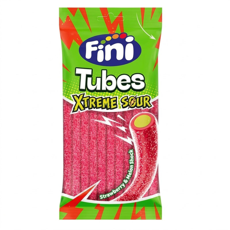 Fini Tubes Xtreme Sour Erdbeere-Melone 90 g