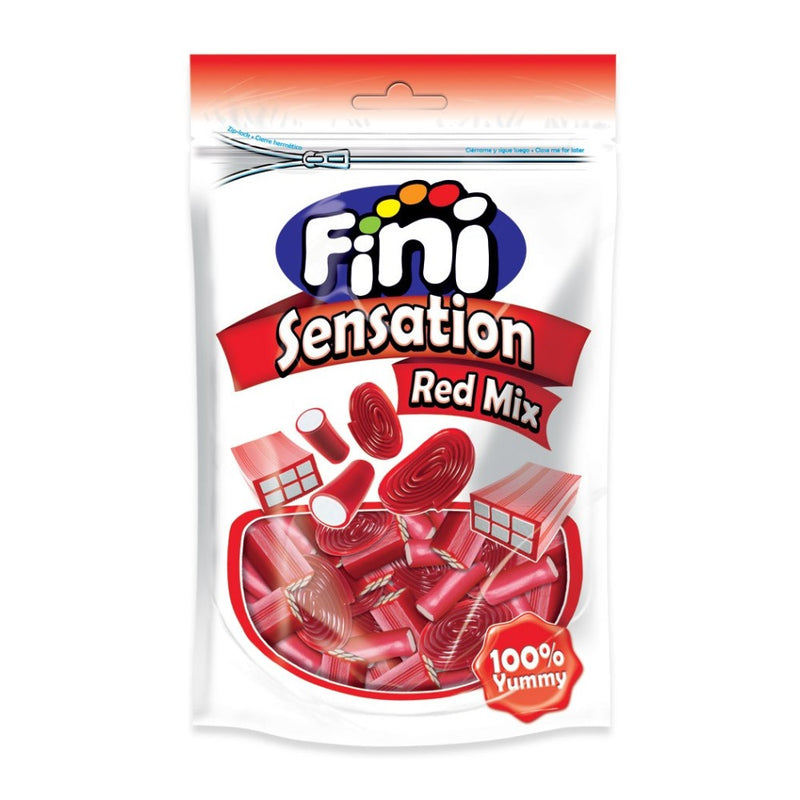 Fini Sensation Red Mix 165 g – Fruchtiger Lakritz- und Fruchtgummi-Mix