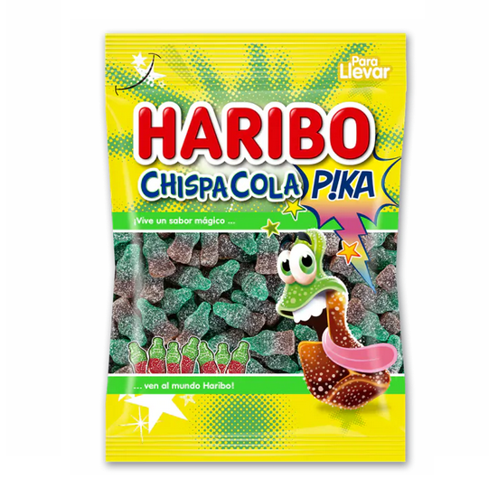 HARIBO Chispa Cola Pica 100 g – Saure Cola-Fruchtgummis