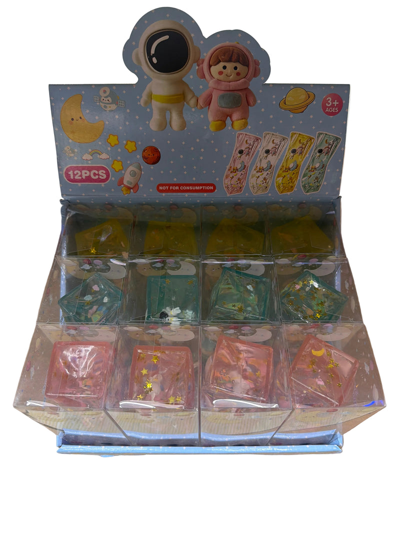 Space Squishy – Durchsichtiger Knetspass 🚀✨