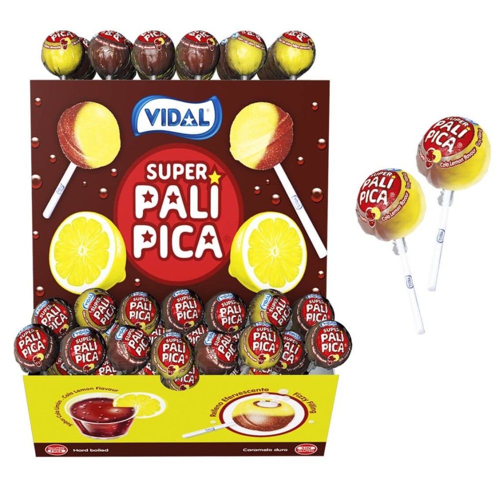 Vidal Super Pali Pica – Saure Lutscher mit Kaugummi 🍭⚡