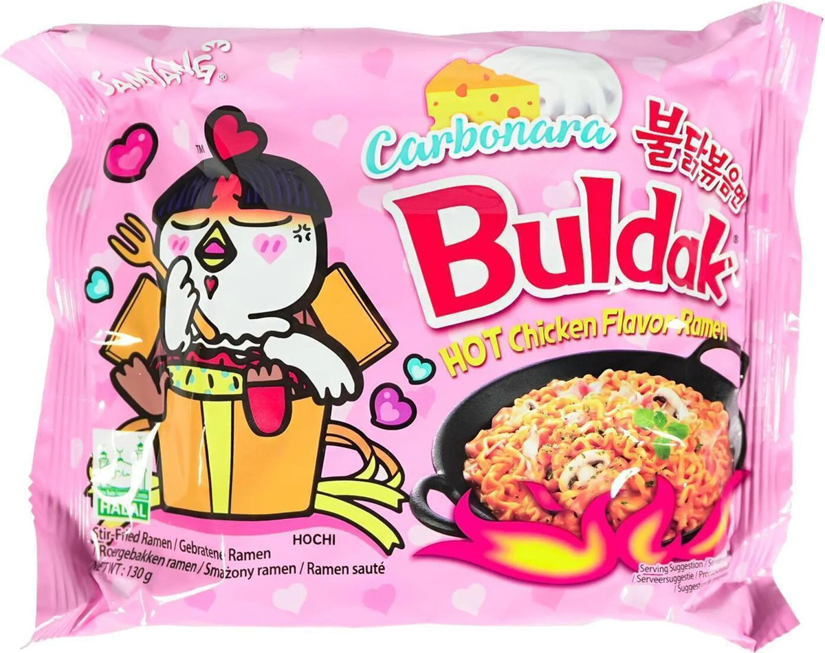 Samyang Hot Chicken CARBONARA 130g 🌶️🧀