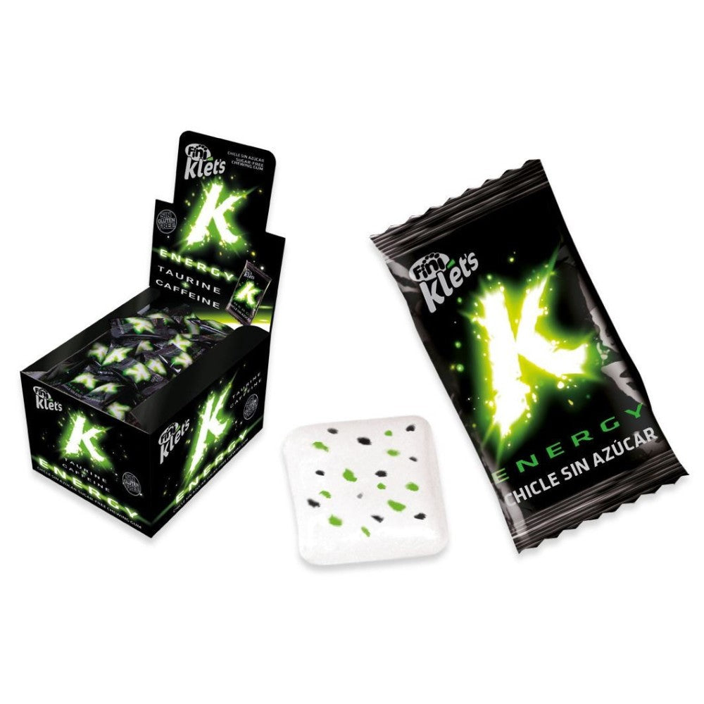 Fini Energy-Kaugummi ohne Zucker mit Koffein und Taurin – Klet's