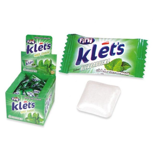Fini Kaugummi mit Krauseminzgeschmack ohne Zucker – Klet's