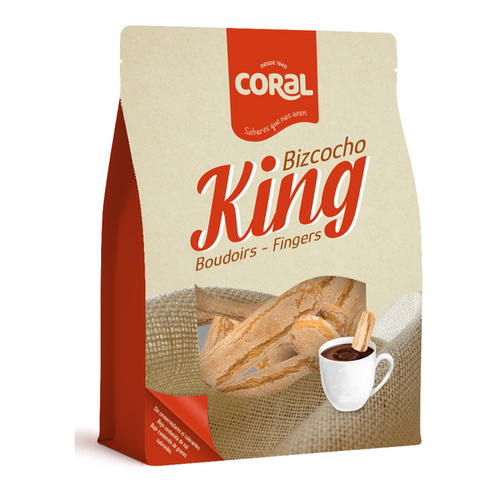 Coral Königliche Biskuitstäbchen – Knuspriges Biskuitgebäck, 200 g