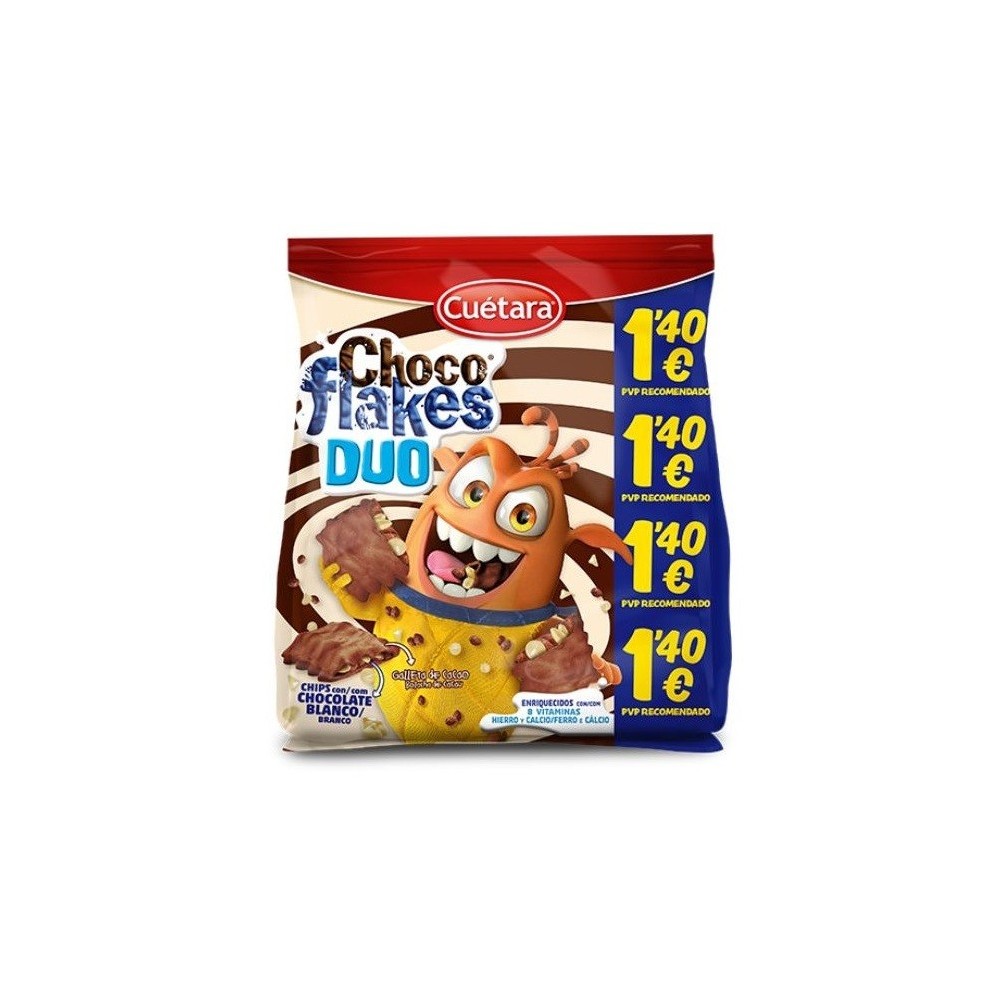 Cuétara Choco Flakes Duo – 130g 🍫🥛