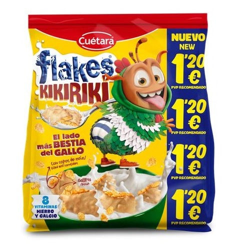 Cuétara Flakes Kikiriki – Knusprige Kekse mit karamellisierten Maisflocken
