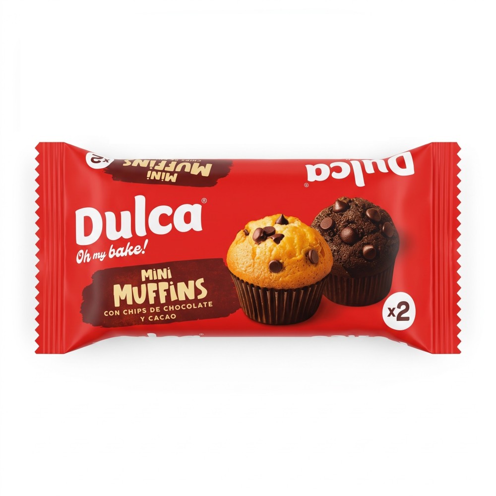 Dulca Mini-Muffins mit Schokolade und Kakao – 50 g
