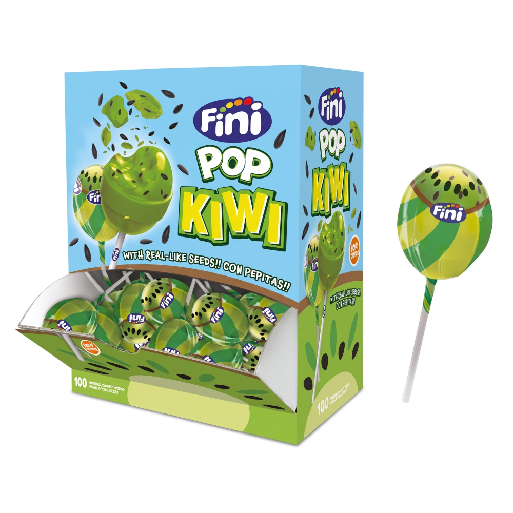 Fini Pop Kiwi Lollipops – 1 Stück 🥝🍭