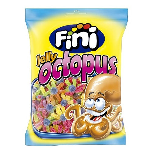 Fini Saure Fruchtgummi-Tintenfische 90 g – Fruchtige Tintenfisch-Süßigkeiten