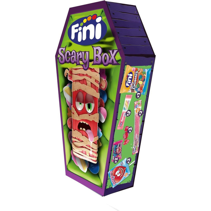 Fini Grusel-Süßigkeitenbox in Sargform – 92 g