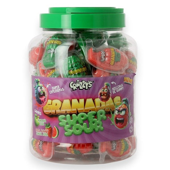 Gominola con Relleno Granadas Super Sour – Saure gefüllte Granatapfel-Fruchtgummis