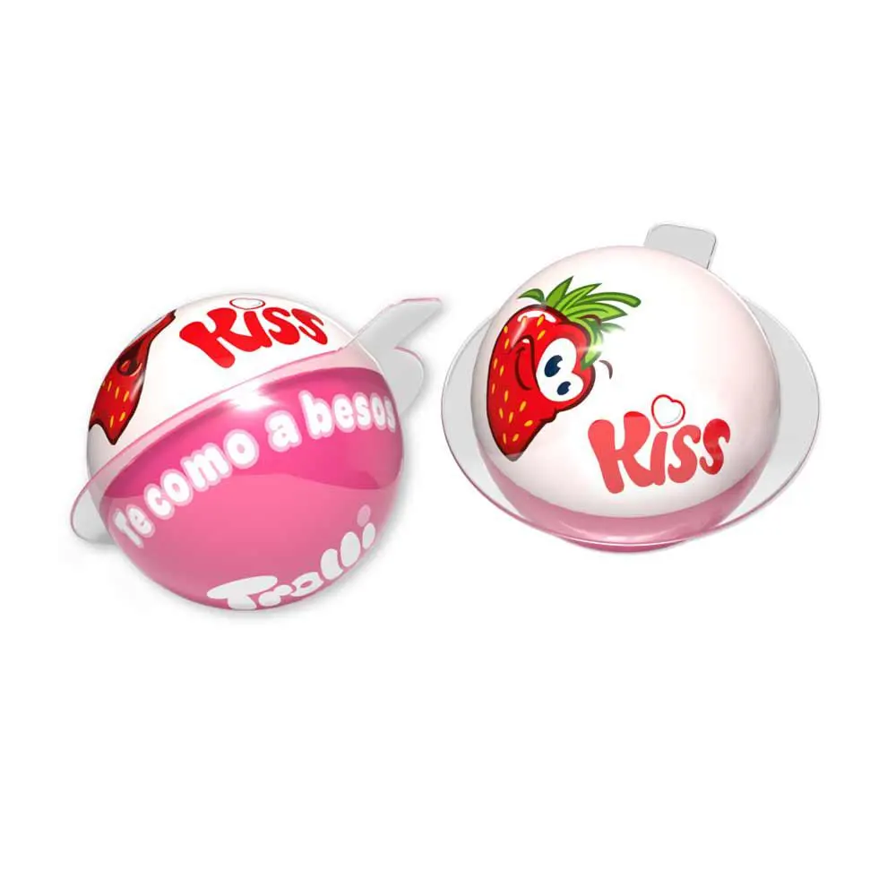 Trolli Bote 3D Flavorbomb Kiss – Erdbeer-Sahne-Schaumgummis mit saurer Füllung
